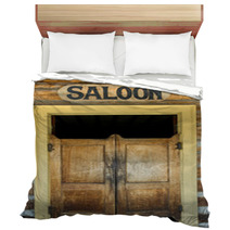 Authentic Saloon Doors In Montana Ghost Town Bedding 7407508