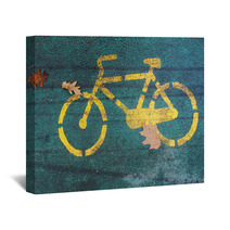 Autumn And A Bicycle Wall Art 27542933