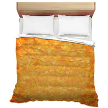 Autumn Background With Oak Leaves. Bedding 55533604
