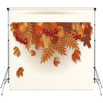 Autumn Banner, Vector Illustration Backdrops 68265932