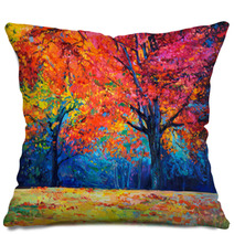 Autumn Landscape Pillows 82385130