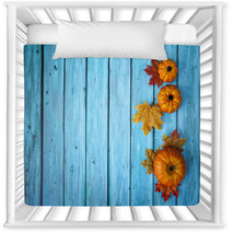 Autumn Thanksgiving Pumpkin Background Nursery Decor 68205395