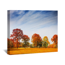 Autumn Trees Landscape Fall Season Wall Art 56126587