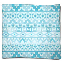 Aztec Background Blankets 64541197