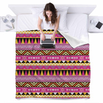 Aztec Seamless Pattern 1 Blankets 52077300