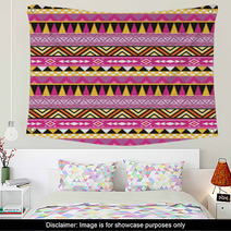 Aztec Seamless Pattern 1 Wall Art 52077300