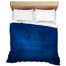 Azure Blue Background With Grunge Texture Bedding 86561234