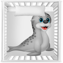 Baby Seal Cartoon Nursery Decor 52284396
