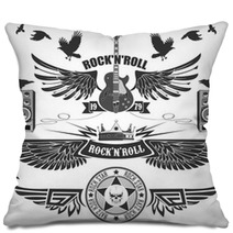 Background Music Rock Entertainment Imagery Pillows 57635487