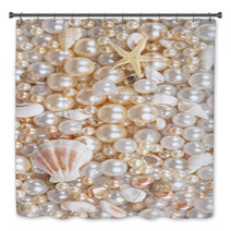 Background Of Pearls Bath Decor 70268822