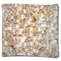 Background Of Pearls Blankets 70268822