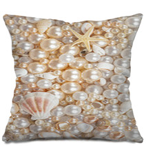 Background Of Pearls Pillows 70268822