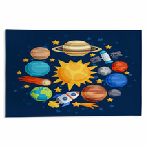 Background Of Solar System, Planets And Celestial Bodies. Rugs 71542718