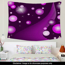 Background With Balloons Wall Art 40699060