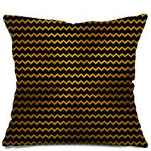 Background With Circular Gold Metal Texture Pillows 51911334