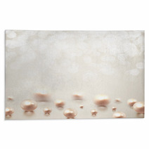 Background With Pearls Rugs 58955328