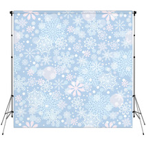 Background With Snowflakes Backdrops 56270732