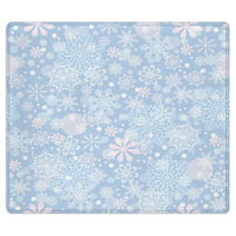 Background With Snowflakes Rugs 56270732