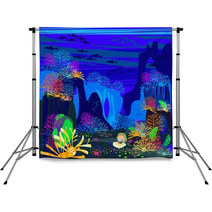 Background With The Underwater Scenery Backdrops 61811189