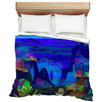 Background With The Underwater Scenery Bedding 61811189