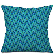Background With Wavy Lines Pillows 59969128
