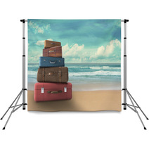 Bags On Beach Backdrops 54418420