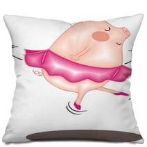 Ballerina Pig Pillows 39209641