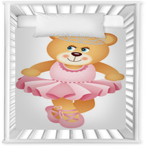 Ballerina Teddy Bear Nursery Decor 54750846