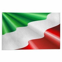 Bandiera Italia 150° Unità Italia-Italy Flag-Vector Rugs 30681610