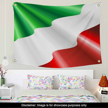 Bandiera Italia 150° Unità Italia-Italy Flag-Vector Wall Art 30681610