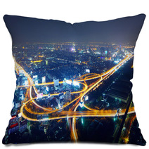 Bangkok Cityscape Pillows 61258886
