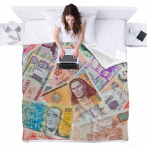 Banknotes Blankets 65663053