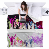 Banner Disco Party Blankets 65790458