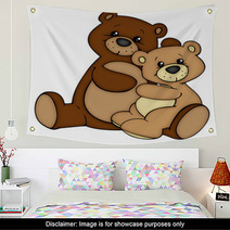 Bären, Teddys, Bär, Teddy, Stofftiere, Stofftier Wall Art 20280761