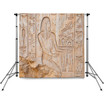 Bas Relief In Medinet Habu Temple Luxor Egypt Backdrops 58016980