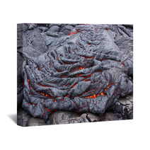 Basaltic Lava Flow Solidifying Slowly Wall Art 53255960