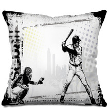 Baseball Background 3 Pillows 24270832