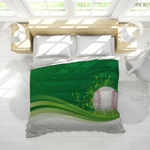 Baseball Background Bedding 22597503