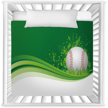 Baseball Background Nursery Decor 22597503