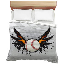 Baseball Ball Design Element Bedding 24716406