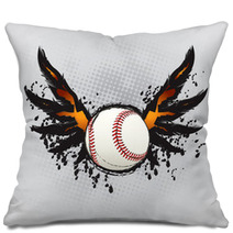 Baseball Ball Design Element Pillows 24716406
