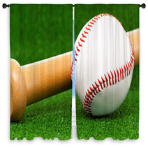 Baseball Ball Window Curtains 65456087