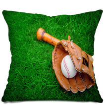 Baseball Bat, Ball And Glove Pillows 42522255