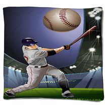Baseball Batter Blankets 33198086