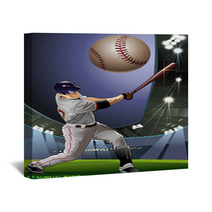 Baseball Batter Wall Art 33198086