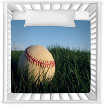 Baseball Close Up In Grass Nursery Decor 6648442