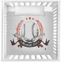 Baseball Emblem Nursery Decor 72679139