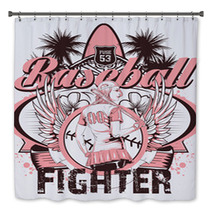 Baseball Fighter Bath Decor 60883779