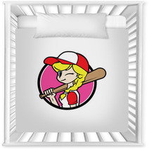 Baseball Girl Nursery Decor 171260212