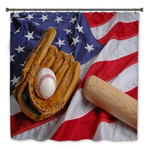 Baseball In America Bath Decor 1367494